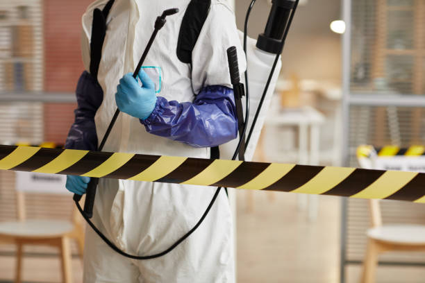 Professional Biohazard Cleanup technician working in Hudson, IA